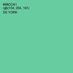 #68CCA1 - De York Color Image