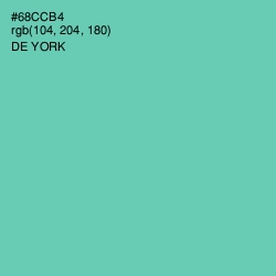 #68CCB4 - De York Color Image