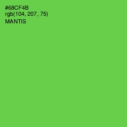 #68CF4B - Mantis Color Image