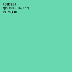 #68D8B1 - De York Color Image