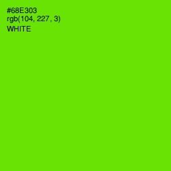 #68E303 - Bright Green Color Image