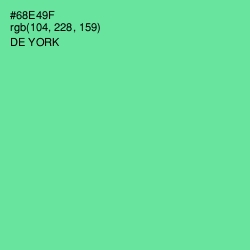 #68E49F - De York Color Image