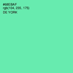 #68EBAF - De York Color Image