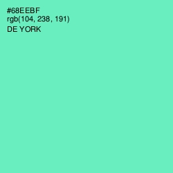 #68EEBF - De York Color Image