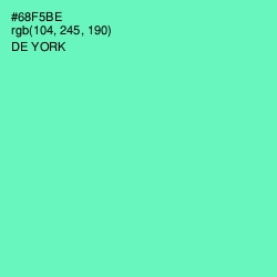 #68F5BE - De York Color Image