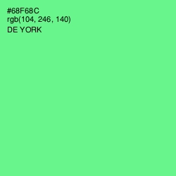 #68F68C - De York Color Image