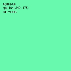 #68F9AF - De York Color Image