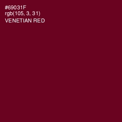 #69031F - Venetian Red Color Image