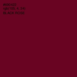 #690422 - Black Rose Color Image