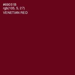 #69051B - Venetian Red Color Image