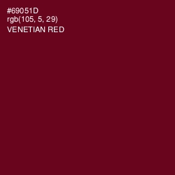 #69051D - Venetian Red Color Image