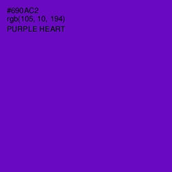 #690AC2 - Purple Heart Color Image