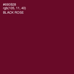 #690B28 - Black Rose Color Image