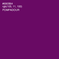 #690B64 - Pompadour Color Image