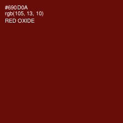 #690D0A - Red Oxide Color Image