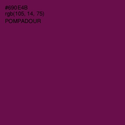 #690E4B - Pompadour Color Image