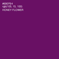 #690F64 - Honey Flower Color Image