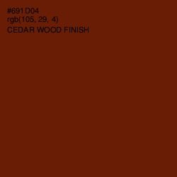 #691D04 - Cedar Wood Finish Color Image