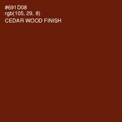 #691D08 - Cedar Wood Finish Color Image
