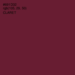 #691D32 - Claret Color Image