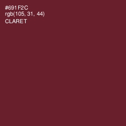 #691F2C - Claret Color Image