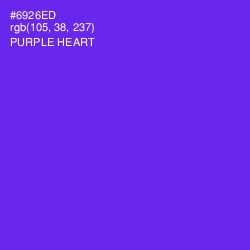 #6926ED - Purple Heart Color Image