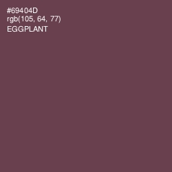 #69404D - Eggplant Color Image