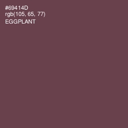 #69414D - Eggplant Color Image