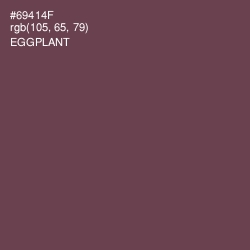 #69414F - Eggplant Color Image