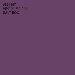 #694367 - Salt Box Color Image