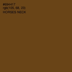 #694417 - Horses Neck Color Image