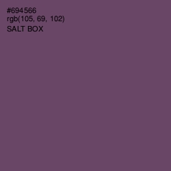 #694566 - Salt Box Color Image