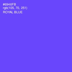 #6946FB - Royal Blue Color Image