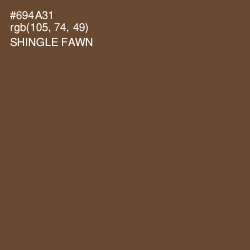#694A31 - Shingle Fawn Color Image