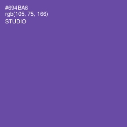 #694BA6 - Studio Color Image