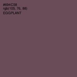 #694C58 - Eggplant Color Image