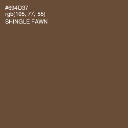 #694D37 - Shingle Fawn Color Image