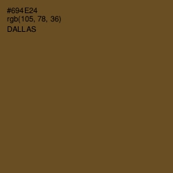 #694E24 - Dallas Color Image