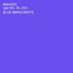 #694EED - Blue Marguerite Color Image