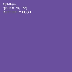 #694F9E - Butterfly Bush Color Image