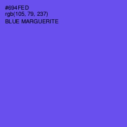 #694FED - Blue Marguerite Color Image