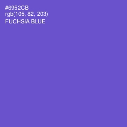 #6952CB - Fuchsia Blue Color Image