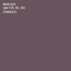 #69545D - Zambezi Color Image