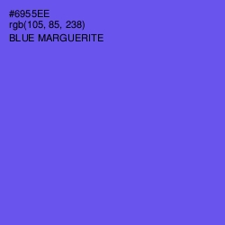 #6955EE - Blue Marguerite Color Image