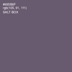#695B6F - Salt Box Color Image