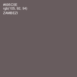 #695C5E - Zambezi Color Image