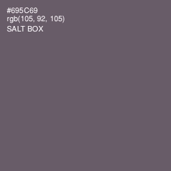 #695C69 - Salt Box Color Image
