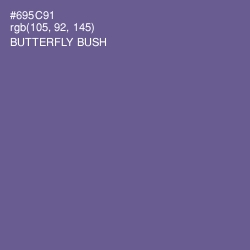 #695C91 - Butterfly Bush Color Image