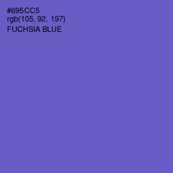 #695CC5 - Fuchsia Blue Color Image