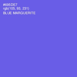#695DE7 - Blue Marguerite Color Image